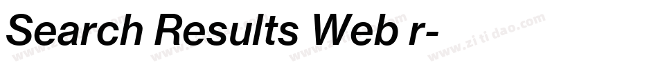 Search Results Web r字体转换